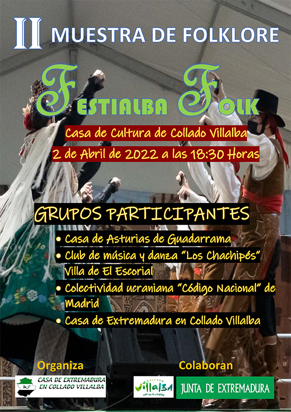 La Banda de Gaitas de la Casa de Asturias en Guadarrama participa en el II Festialba Folk