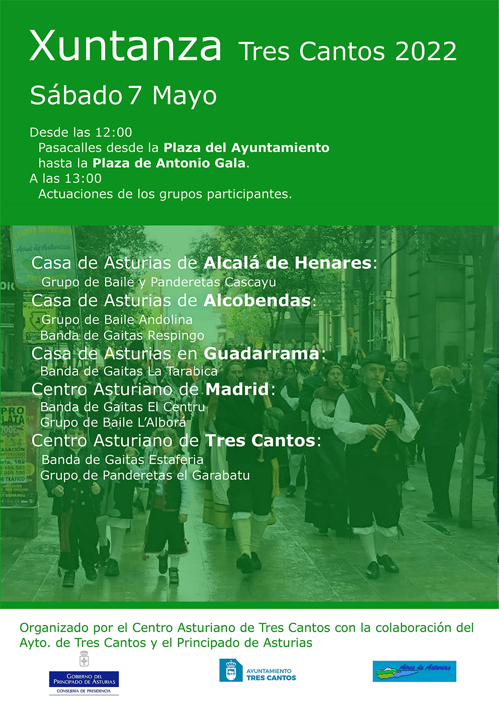 Xuntanza en la que participa la Casa de Asturias en Guadarrama
