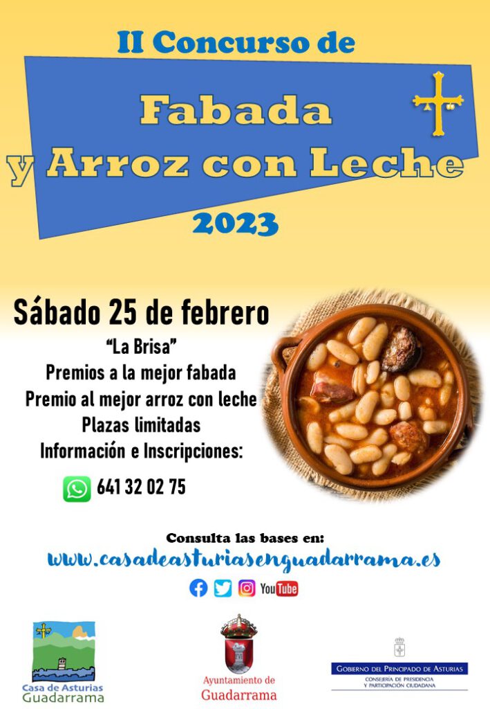 II Concurso de Fabada y Arroz con Leche de la Casa de ASturias en Guadarrama