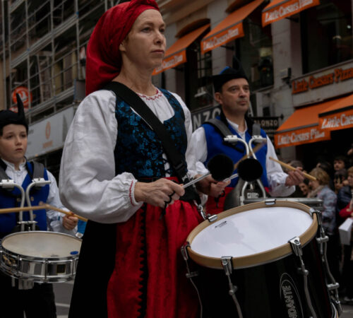 Desfile de San Patricio en Madrid de la Casa de Asturias en Guadarrama